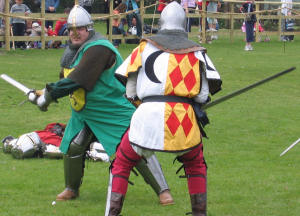 two handed swords in combat